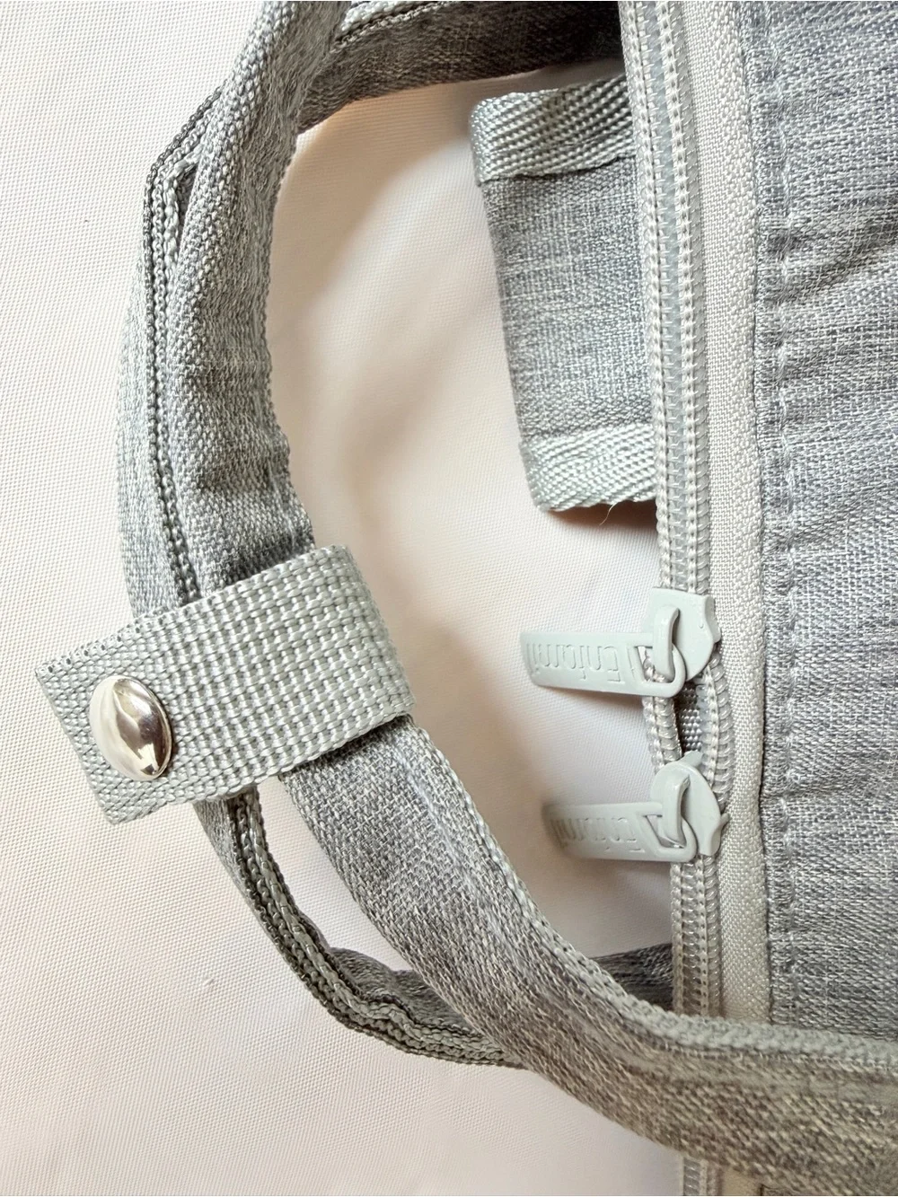 Enfamil Wonder bag Insulated Backpack heather gray diaper bag
